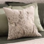 Fiore Embroidered Cushion Cover Pink 16×16 Inch