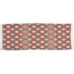 TheLitLoom Handmade Printed Dhurrie Rug (2×3 feet) | Upcycled Sustainable Carpet for Home Decor