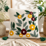 Modern Embroidered Throw Pillow Cover for Home Decor | Thelitloom