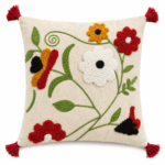 Designer Embroidered Cushion Cover for Living Room & Bedroom | Thelitloom